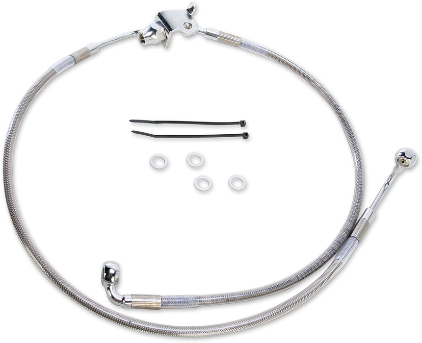 Brake Line - Rear - Stainless Steel