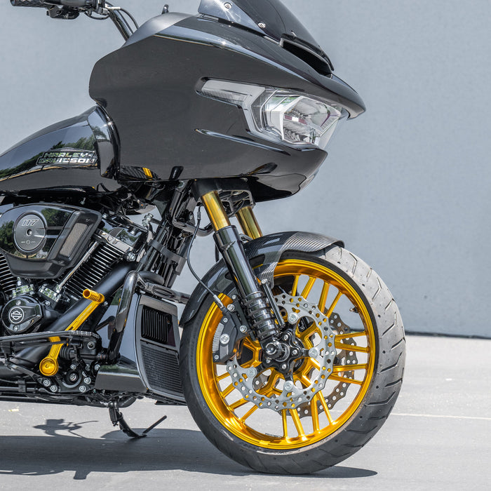 19” Café Carbon Fiber Front Fenders, FLT Touring