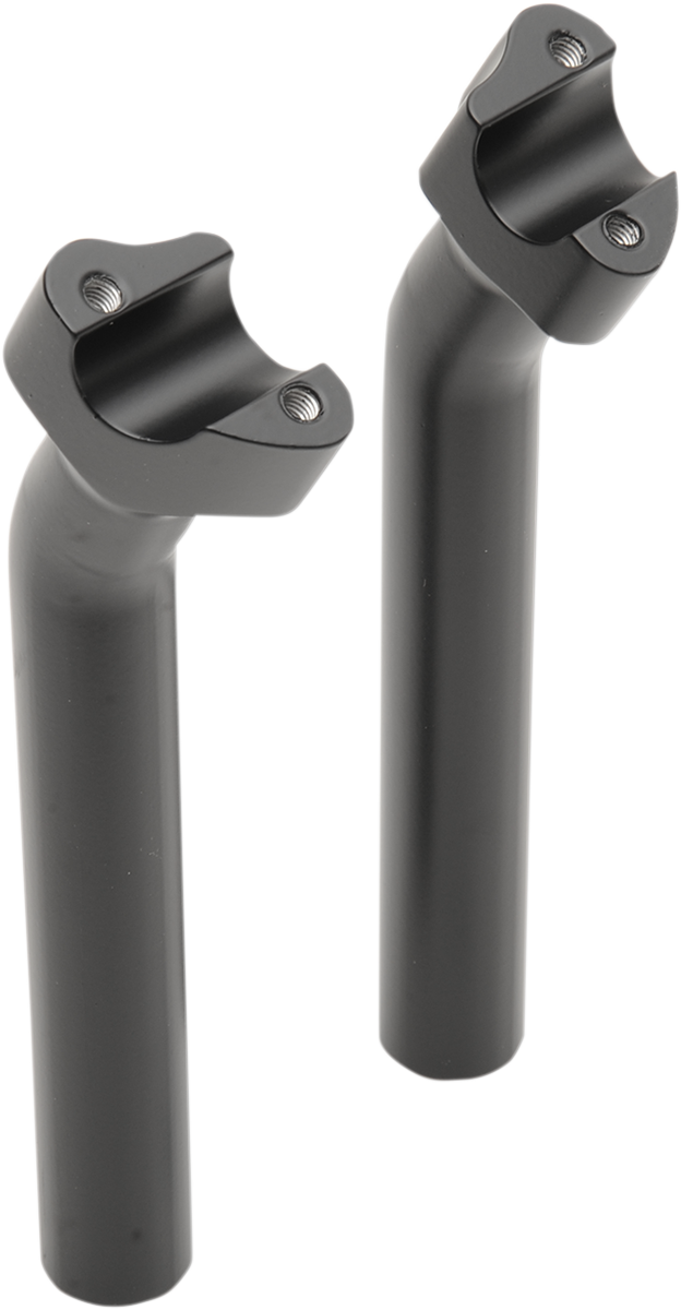 Buffalo Billet Aluminum Handlebar Risers - 9-1/2" - Flat Black