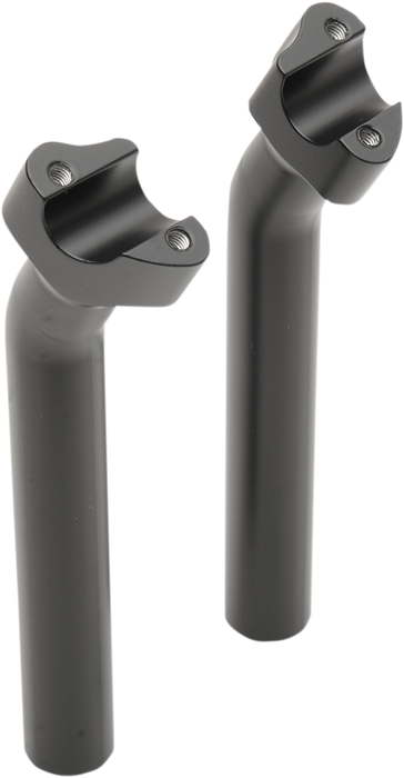 Buffalo Billet Aluminum Handlebar Risers - 9-1/2" - Flat Black