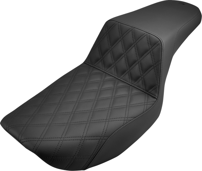 Step-Up Seat - Front Lattice Stitch - Black - FXR
