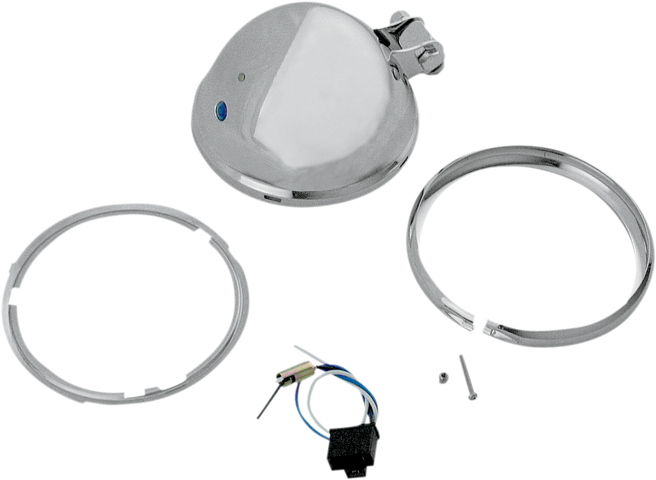 Bottom Mount Headlight Shell - 5-3/4" - Chrome