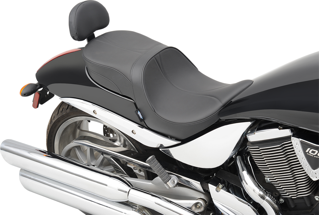 Low-Profile Touring Seat - Black - Passenger Backrest - Victory Hammer '05-'17