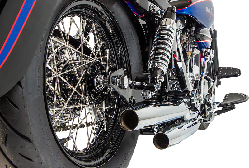 Spoke Set - Drop Center - Front/Rear - Stainless Steel - 16"