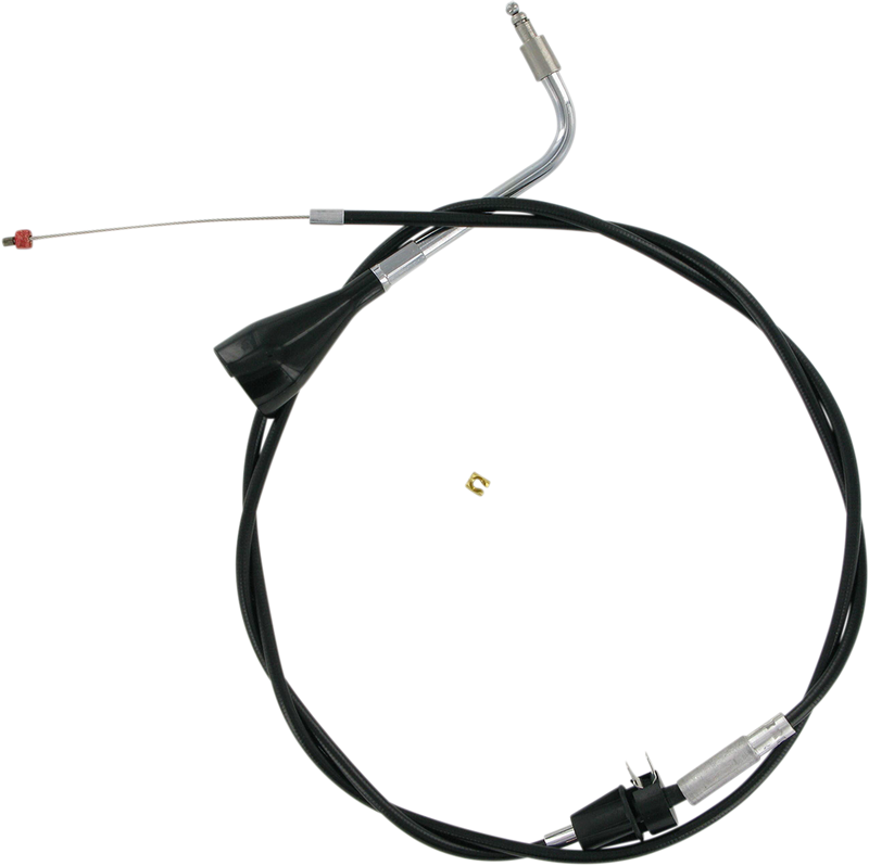Black Vinyl Idle Cable - +6" Size - 48-1/2" Length