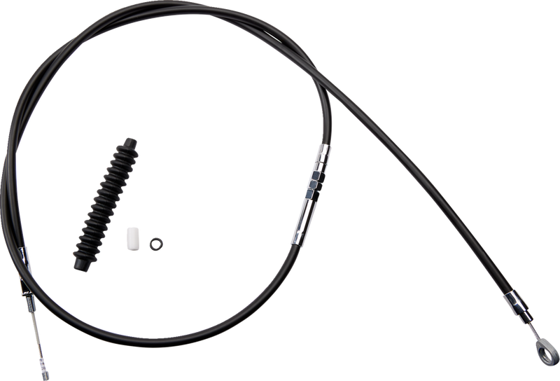 High-Efficiency Black Vinyl Clutch Cable - 72-11/16"