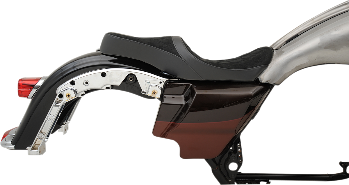 Low Touring Seat - Diamond - Yaffe Tanks - FL '08-'23