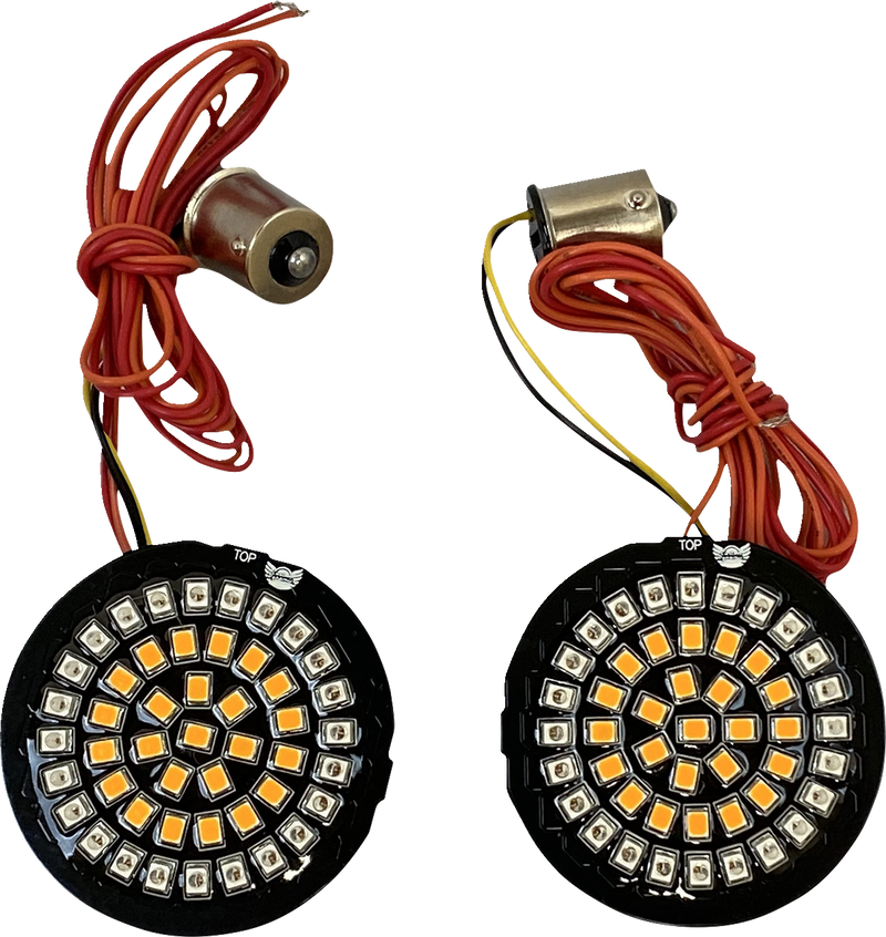 Bullet Rear Turn Signal - 1156 - Amber Lens