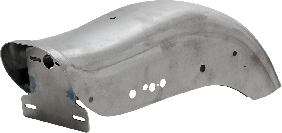 Fat Bob Rear Fender - Drilled - Raw