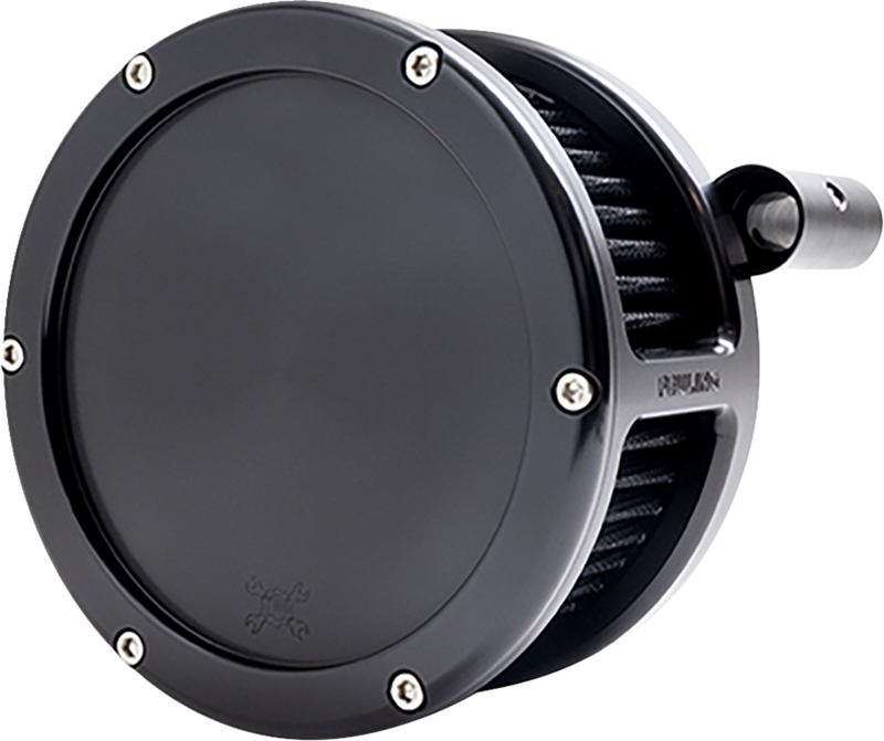 BA Air Cleaner Kit - Black with Black Filter - '93-'99 Evolution Big Twin