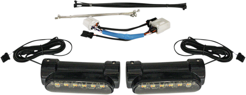 Engine Guard Light - Black - '97-'13 FLH