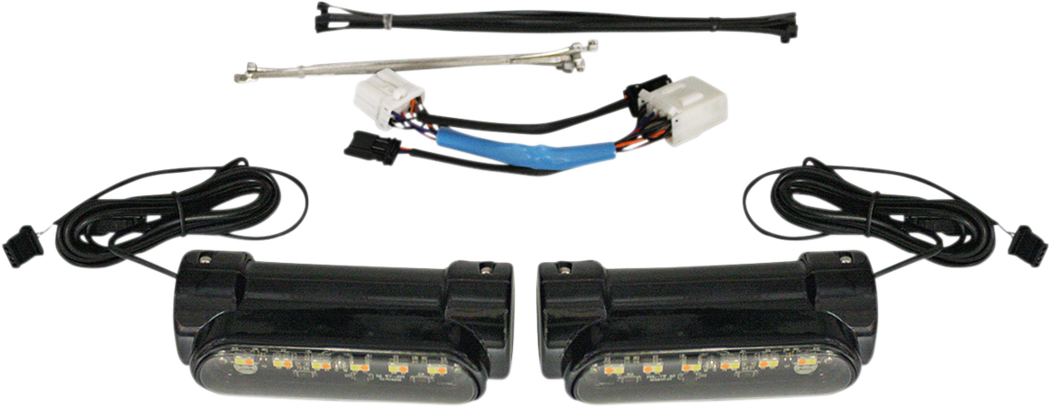 Engine Guard Light - Black - '97-'13 FLH