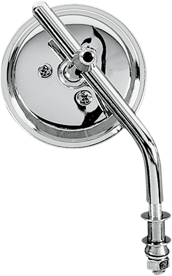 Mirror - Custom - Side View - Round - Chrome - Left/Right - 3" - Each