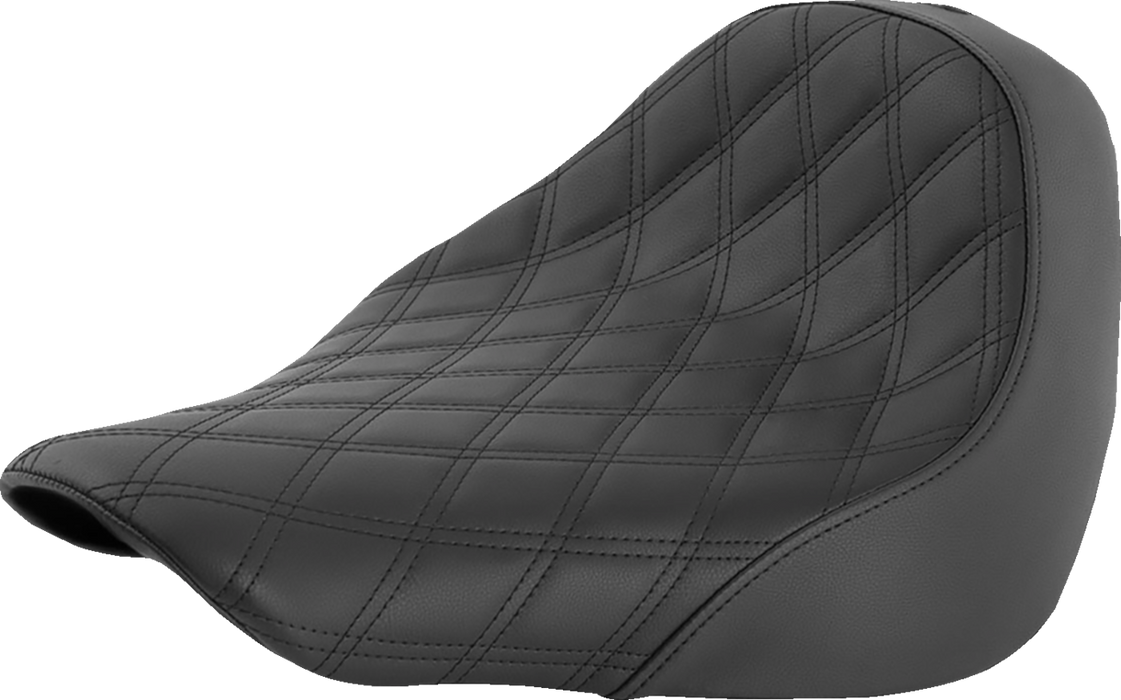 Renegade Solo Seat - Lattice Stitched - Black - FL/FX '18-'24