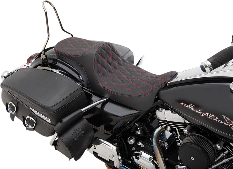 Predator III 2-Up Seat - Double Diamond - Red Thread - FL '08-'23