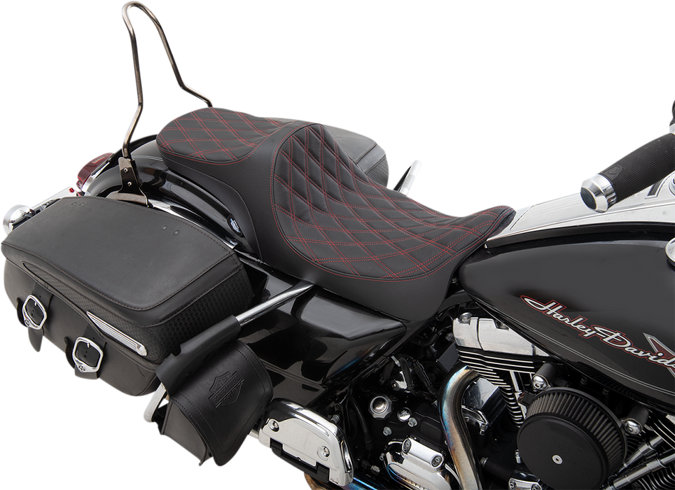 Predator III 2-Up Seat - Double Diamond - Red Thread - FL '08-'23