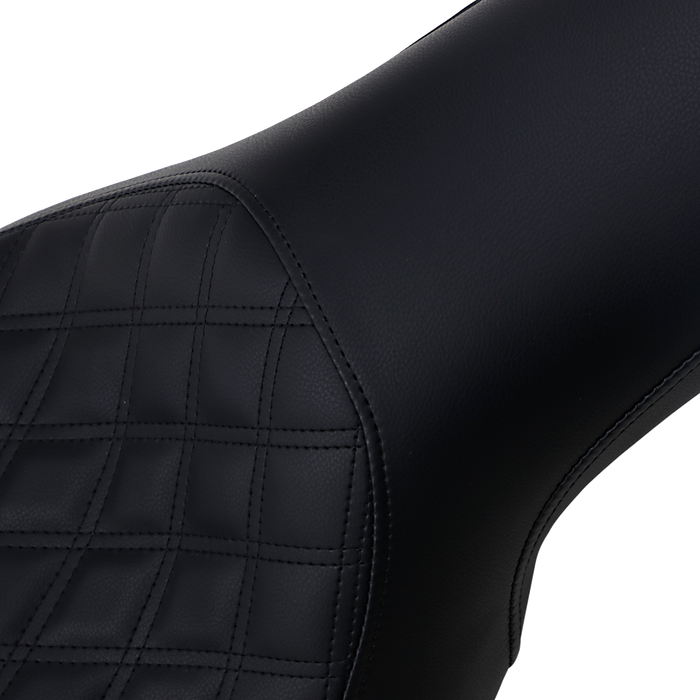 Profiler Seat - Front Lattice/Rear Smooth - Black - FL/FX '06-'17