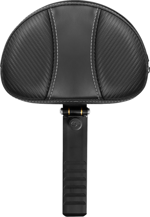 Backrest - Dominator - Carbon Fiber w/ Gray Stitching - XL '04-'22