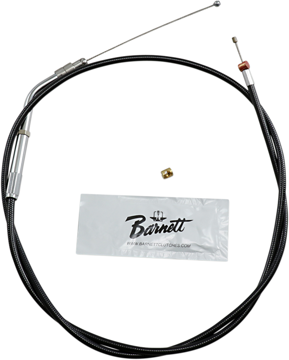 Black Vinyl Throttle Cable - +6" Size - 38" Length