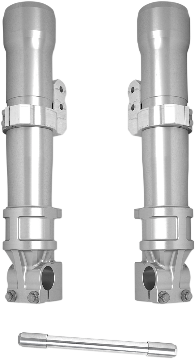 Fork Legs - 49 mm - Lower - Black - Anodized