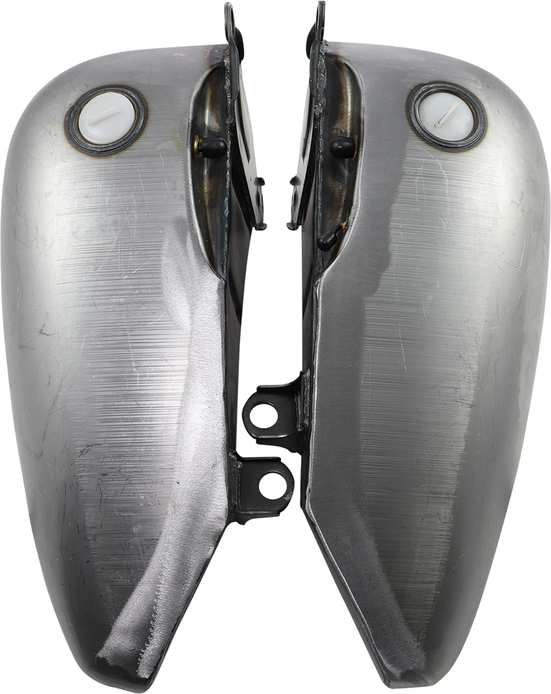 Flat-Side Gas Tank Set - 2" Extended - 5.2 Gallons