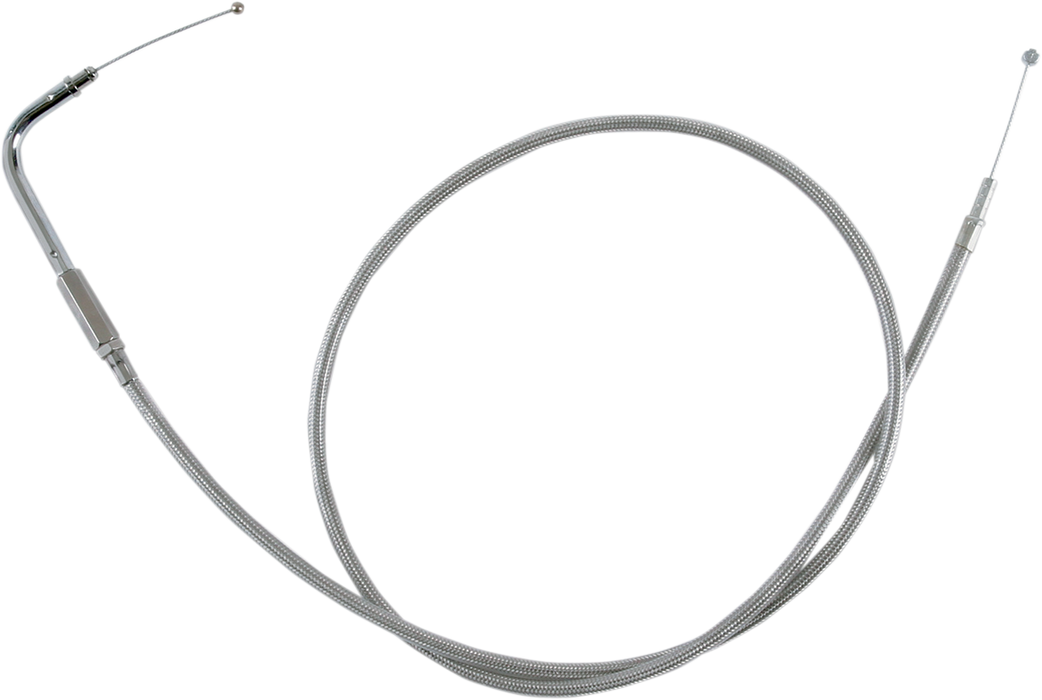 Stainless Braided Idle Cable - 42-1/2"