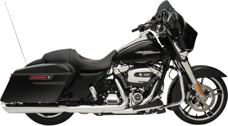 4" Slashdown Slip-On Mufflers - Chrome