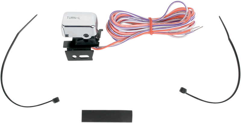 Handlebar Switch Kit - Left-Side - Turn Signal - Chrome