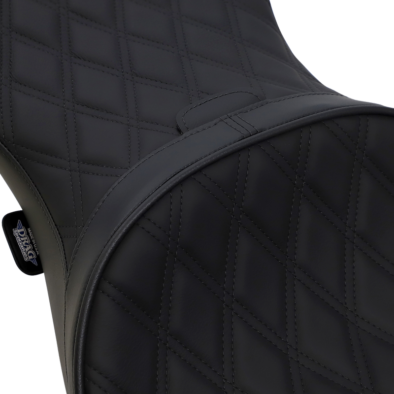 Low Touring Seat - Double Diamond - Driver's Backrest - FL '08-'23