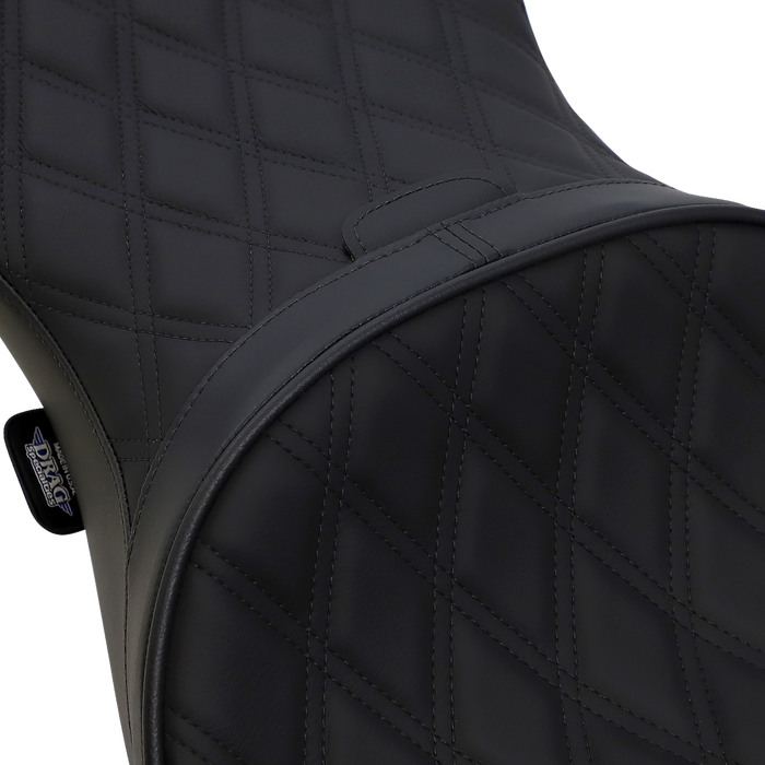 Low Touring Seat - Double Diamond - Driver's Backrest - FL '08-'23