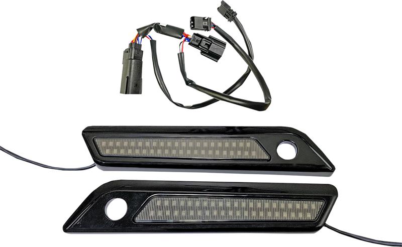 Latch Light - Saddlebag - Dual Color - Smoke - Black