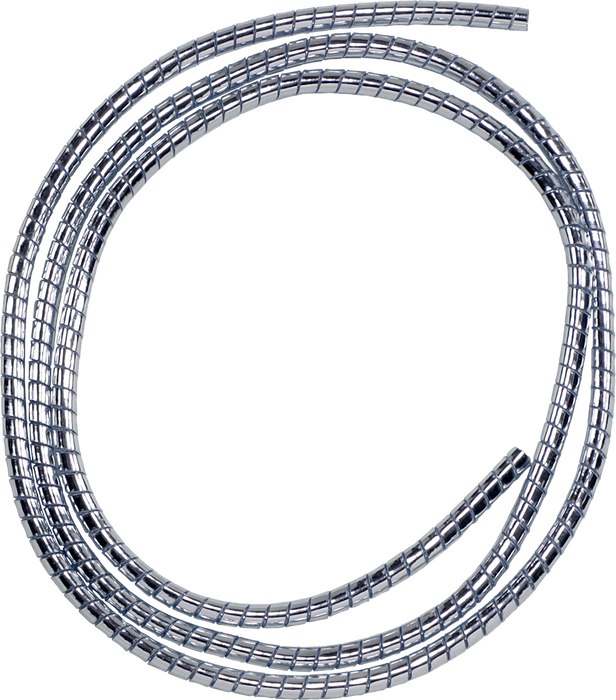 Chrome Cable/Wire Covering - 3/16"