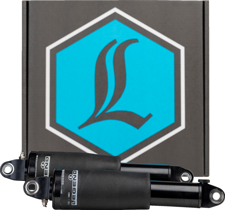 AIR-A FL Adjustable AIR Suspension - Black Handlebar Control - FLH