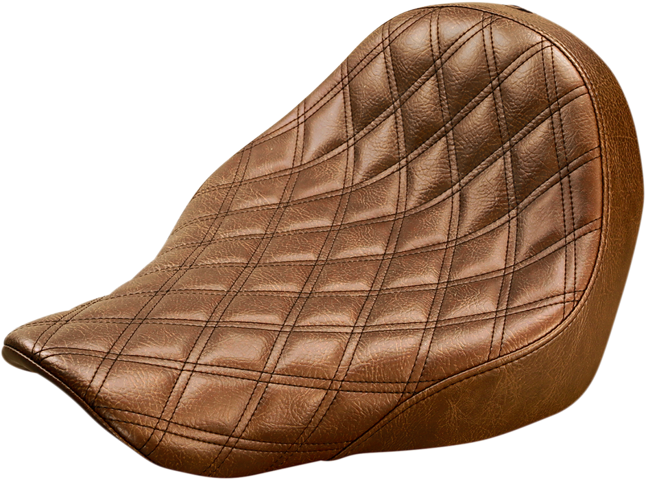 Renegade Solo Seat - Lattice Stitched - Brown - FL/FX '18-'24