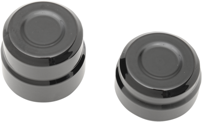 Axle Caps - Rear - Black - Pair