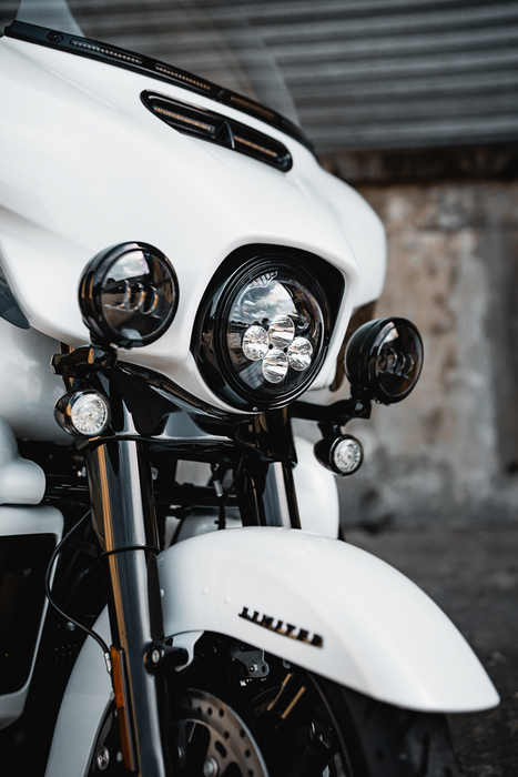 4.5" Passing Lamp - with Halo - Black