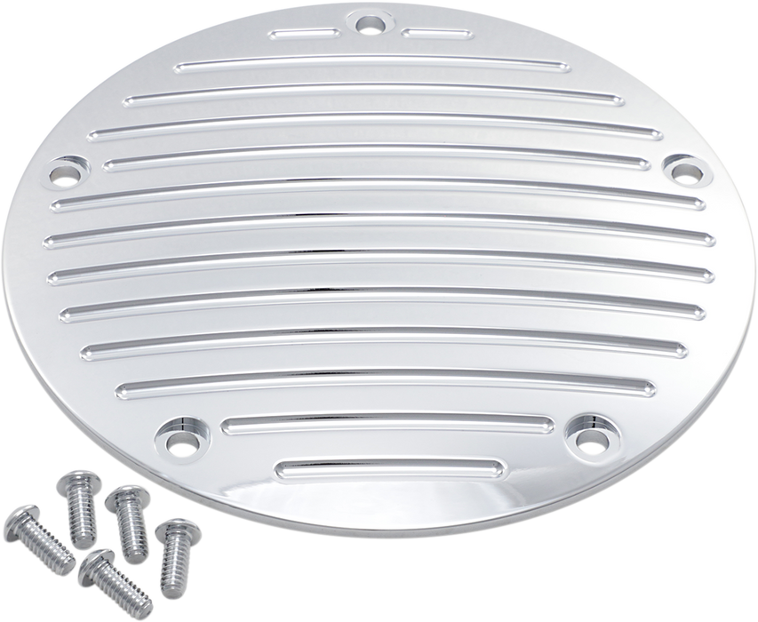 Millennium Derby Cover - Ball Milled - Chrome