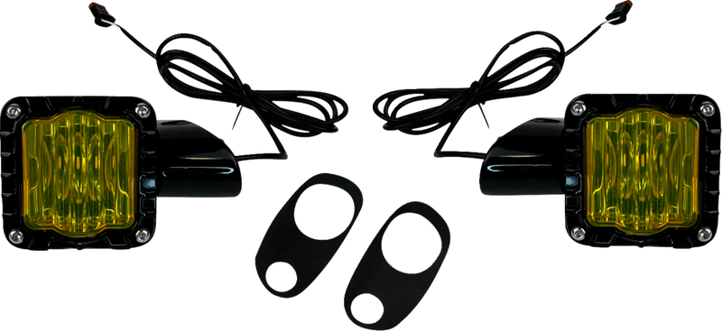 Shark Demon Selective Yellow LED Front Turn Signals for Road Glides