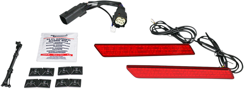 Saddlebag Latch Lights - SS6 - Red