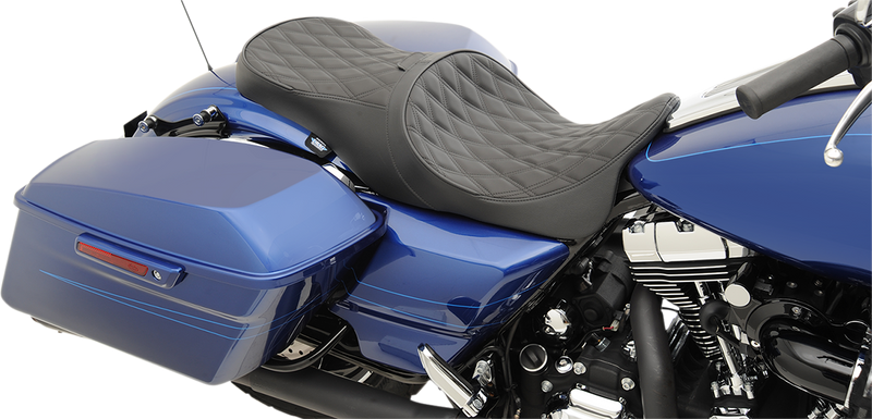 Low Forward Touring Seat - Double Diamond - FL '08-'24
