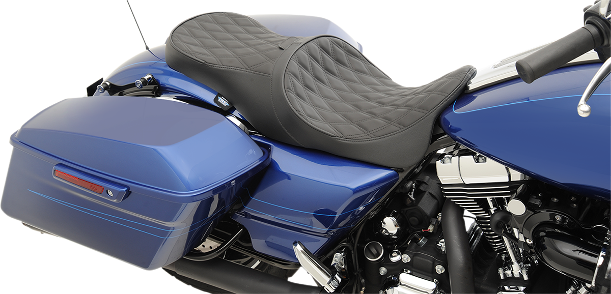 Low Forward Touring Seat - Double Diamond - FL '08-'24