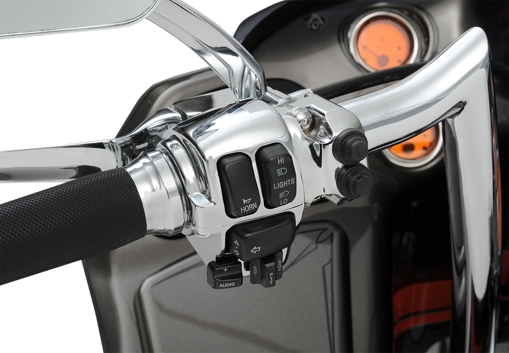 Handlebar Switch Housing Kit - Cruise - Chrome