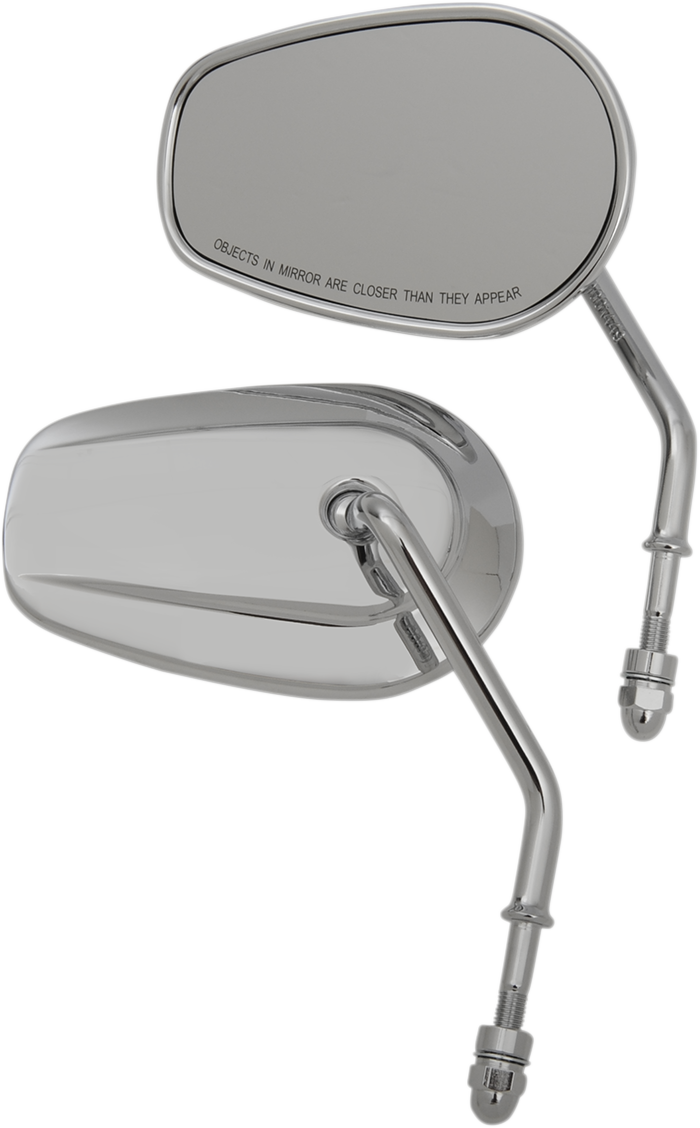 OEM STYLE TAPERED MIRRORS - CHROME
