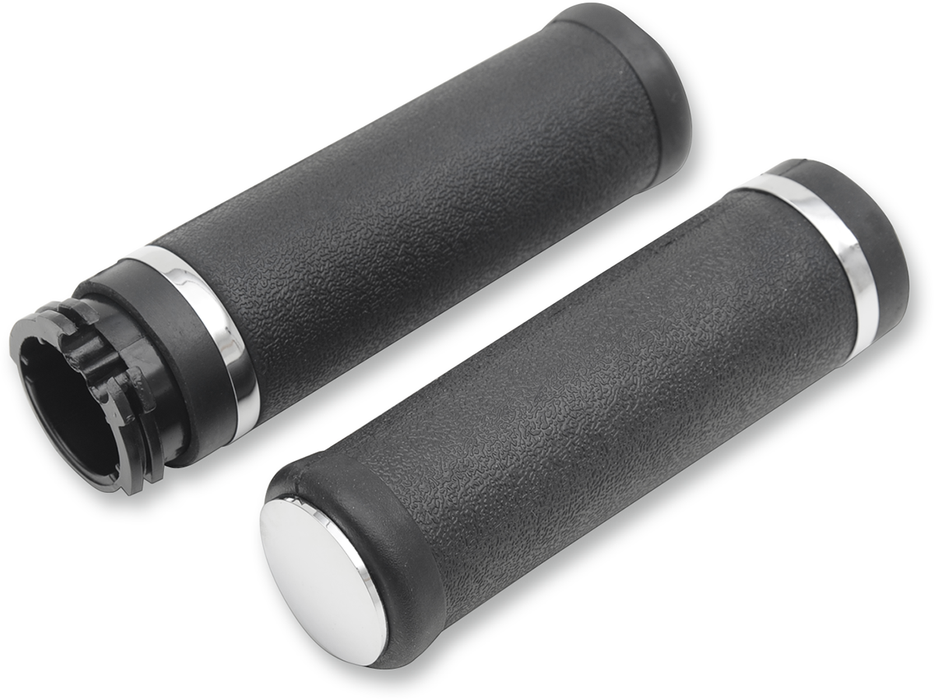 Rubber Grips with Accent Rings and End Caps - Hotop - Smooth - Cable