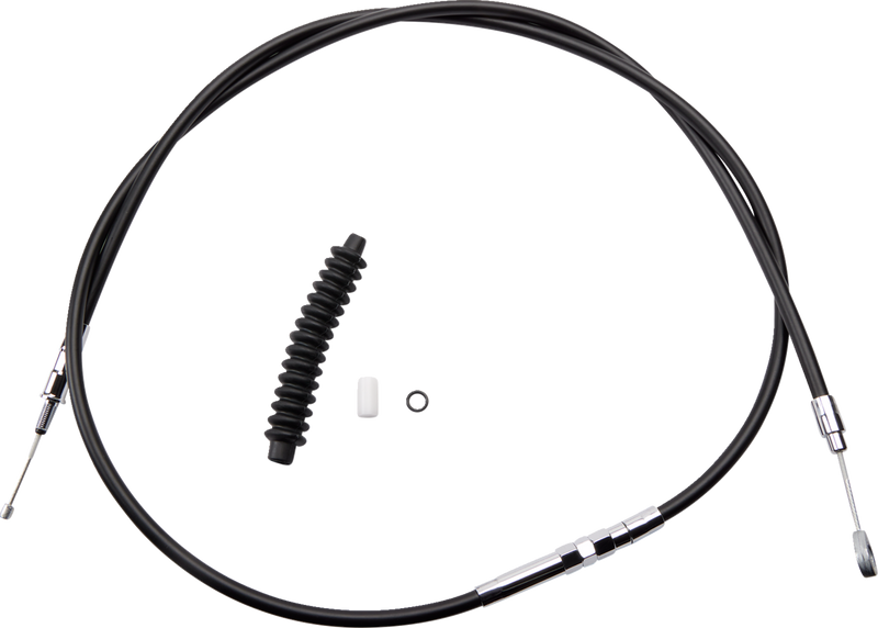 High-Efficiency Black Vinyl Clutch Cable - 72-11/16"