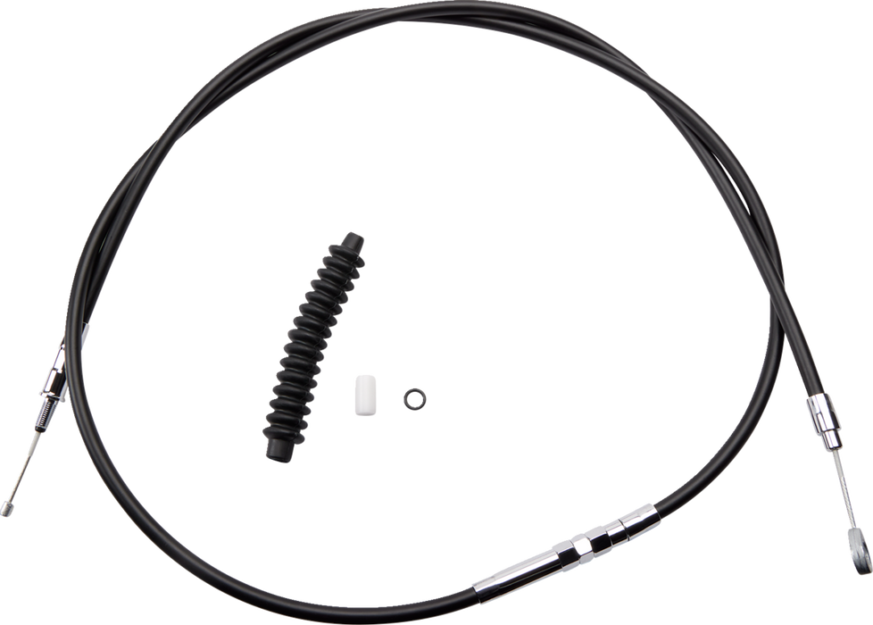 High-Efficiency Black Vinyl Clutch Cable - 72-11/16"