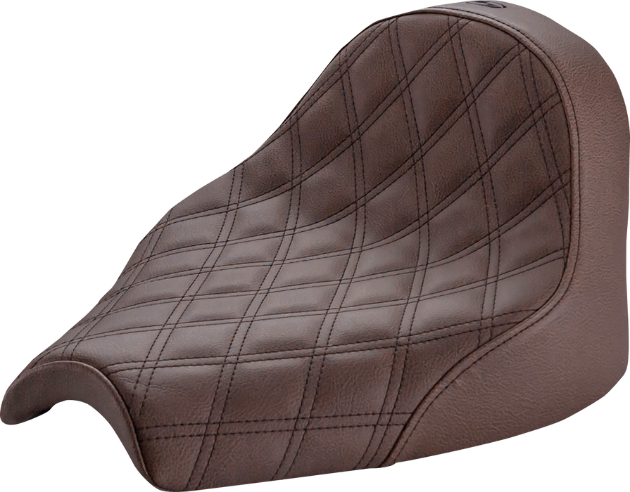 Seat - Renegade Solo - Lattice Stitched - Brown