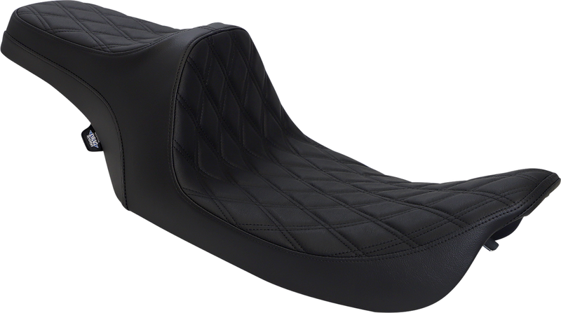 Predator III Seat - Double Diamond - Black Stitched - FLHR/FLHX '99-'07