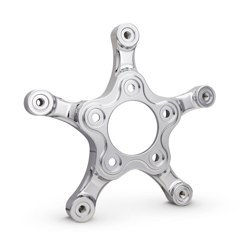 Chrome Spider Brake Rotor Adapter for Ness Wheels, 24-up FLT