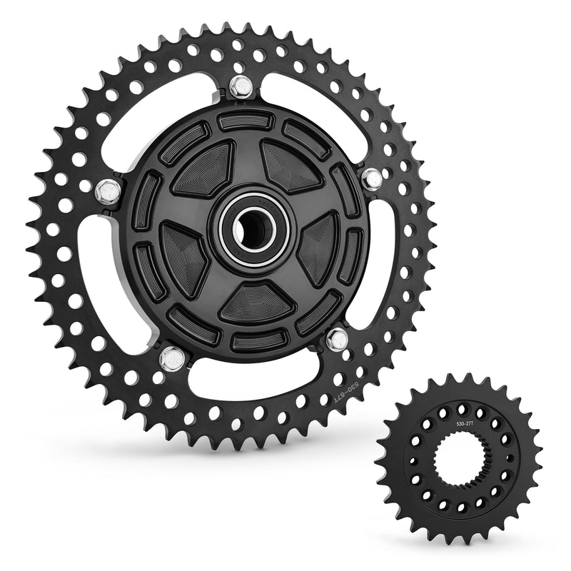 Jagged Cush Drive Chain Conversion Kit, All Black